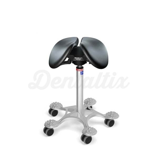 Cadeira Salli Swing: Assento Standard em Couro - Preto Img: 202210151