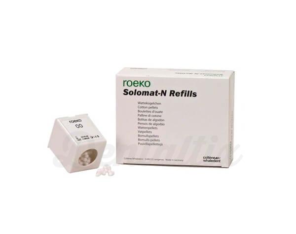 PELLETS BOLINHAS DE ALGODÃO RECARGAS PARA DISPENSADOR SOLOMAT N 00 (6 Unidades) Img: 202206251