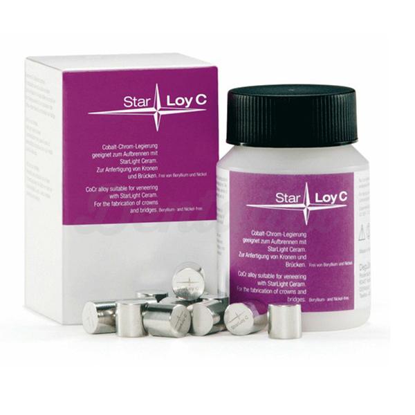 STARLOY C: Ligas para Prótese Dentária - 250 g Img: 202205071