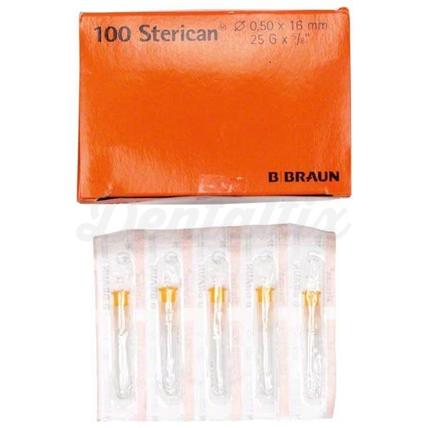 Sterican: Agulhas hipodérmicas 25G 0,5 x 16 mm (100 unidades) Img: 202308191
