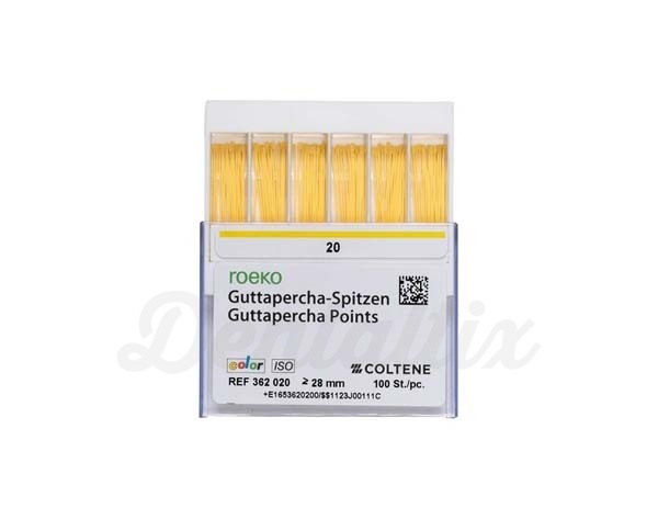 Supra Color: Pontas de Guta-percha (100 uds) - Nº20 Img: 202110301