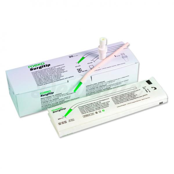 SURGITIP CANULAS ASPIRACION QUIRURGICAS ROEKO (2,5mm.) (20u.) DESECHABLES