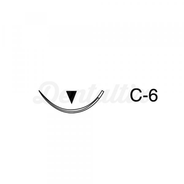 SUTURA HU-FRIEDY polipropileno 6-0 17 inverso 3/8 Img: 201807031