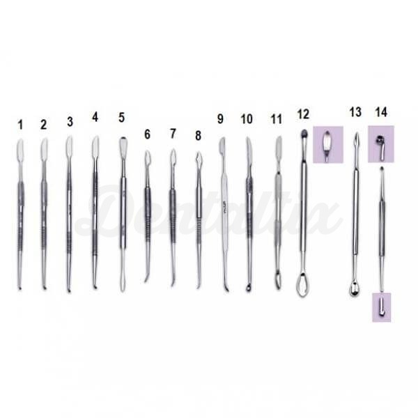 Laboratory Waxing Carvers Mixing Spatulas Zahle Beale Lecron Dental Hand Tools - Foto 5