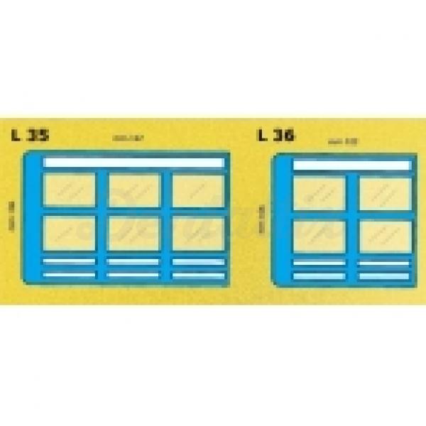 PORTARADIOGRAFIAS 2x3 VENTANAS (cx50u.) Img: 201807031