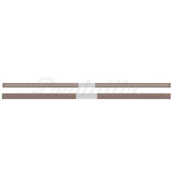 Tiras de diamante de grão médio (10 uds) - Uma face não perfurada (4 x 150 mm) Img: 202307011
