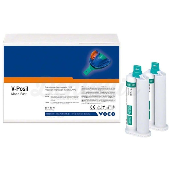 V-Posil Mono Fast: Silicone Adicional VPS - 2 x 50 ml Img: 202208131
