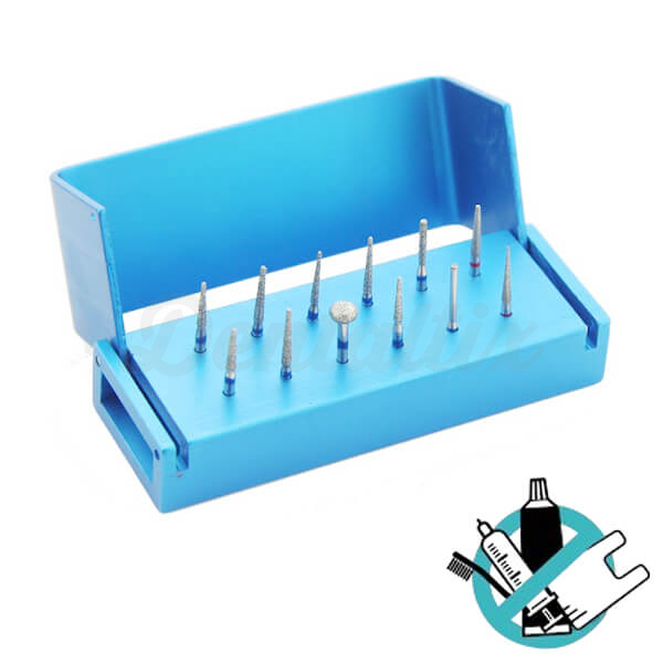 Kit de Brocas de Diamante para Coroas e Pontes Anteriores