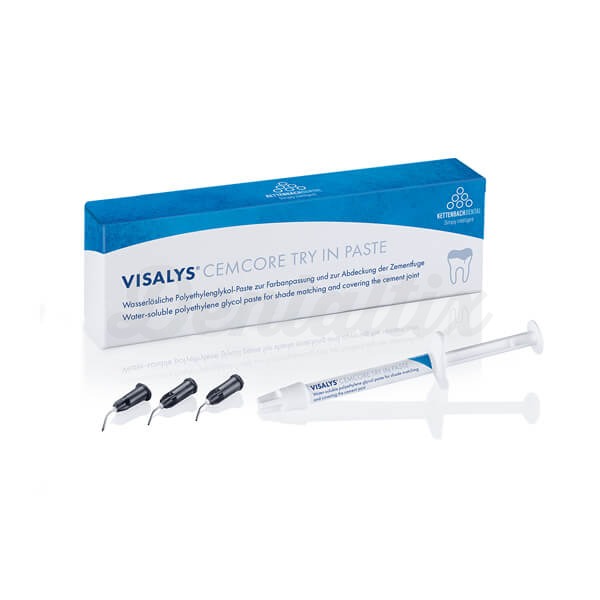 Visalys CemCore Try In Paste: Composto de Cura Dupla (Seringa de 1.4 ml) - Translucent Img: 202503081