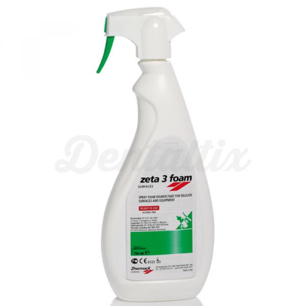 ZETA 3 FOAM DESINFECTANTES SUPERFICIES (750 ml.+DIFUSOR ESPUMA) DESINFECCION