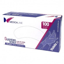 GUANTES NITRILO VIOLETA PEQ. 100u Img: 202505171