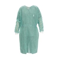 Bata de protecção descartável com algemas 28/30 gr (1 ud) - Unidade Img: 202306101 Bata de protecção descartável com algemas 28/30 gr (50 pcs) - Unidade Img: 202210151