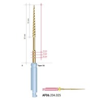Alpha System: Limas NiTi (5 pçs) - L: 22 mm - N: 25 - C: 06 Img: 202306101