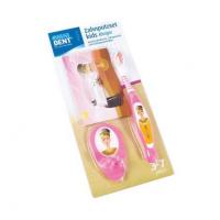 Omni: Conjunto de escova de dentes para crianças - Rosa (desenho do Faraó) Img: 202011211