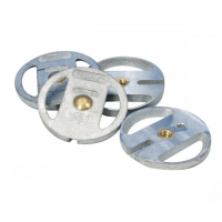 PLATINA DE MONTAJE DE ZINC 2 unidades