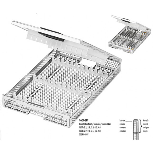 Set de 10 osteotomos separadores de hueso Carl Martin1607-SET