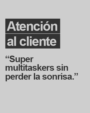 Atención al cliente