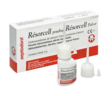 Polvo hemostático de 2 gramos Resorcell