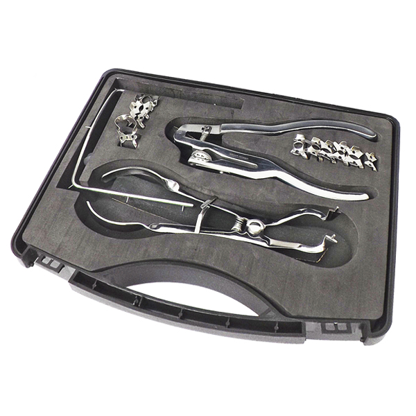 KIT CLAMPS+ARCO+2FORCEPS+MALETIN